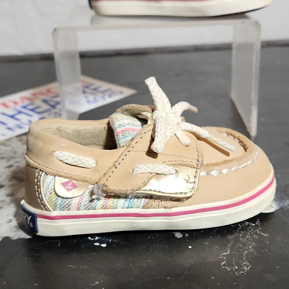 SPERRY Top Sider Crib Shoes 2M